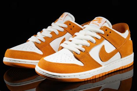 nike dunks orange|Nike orange and black dunks.